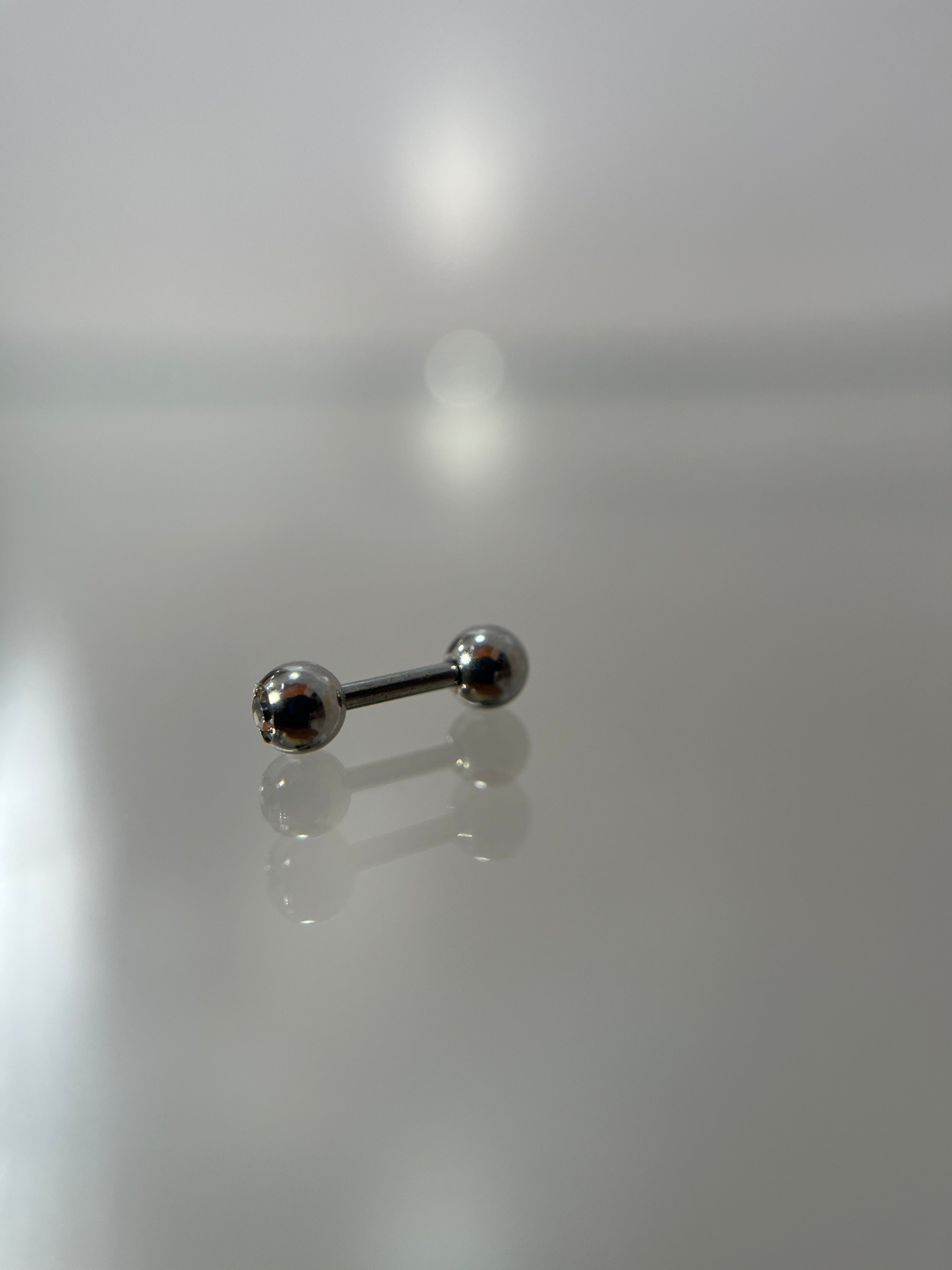 Piercings con cristal (cierre esfera)