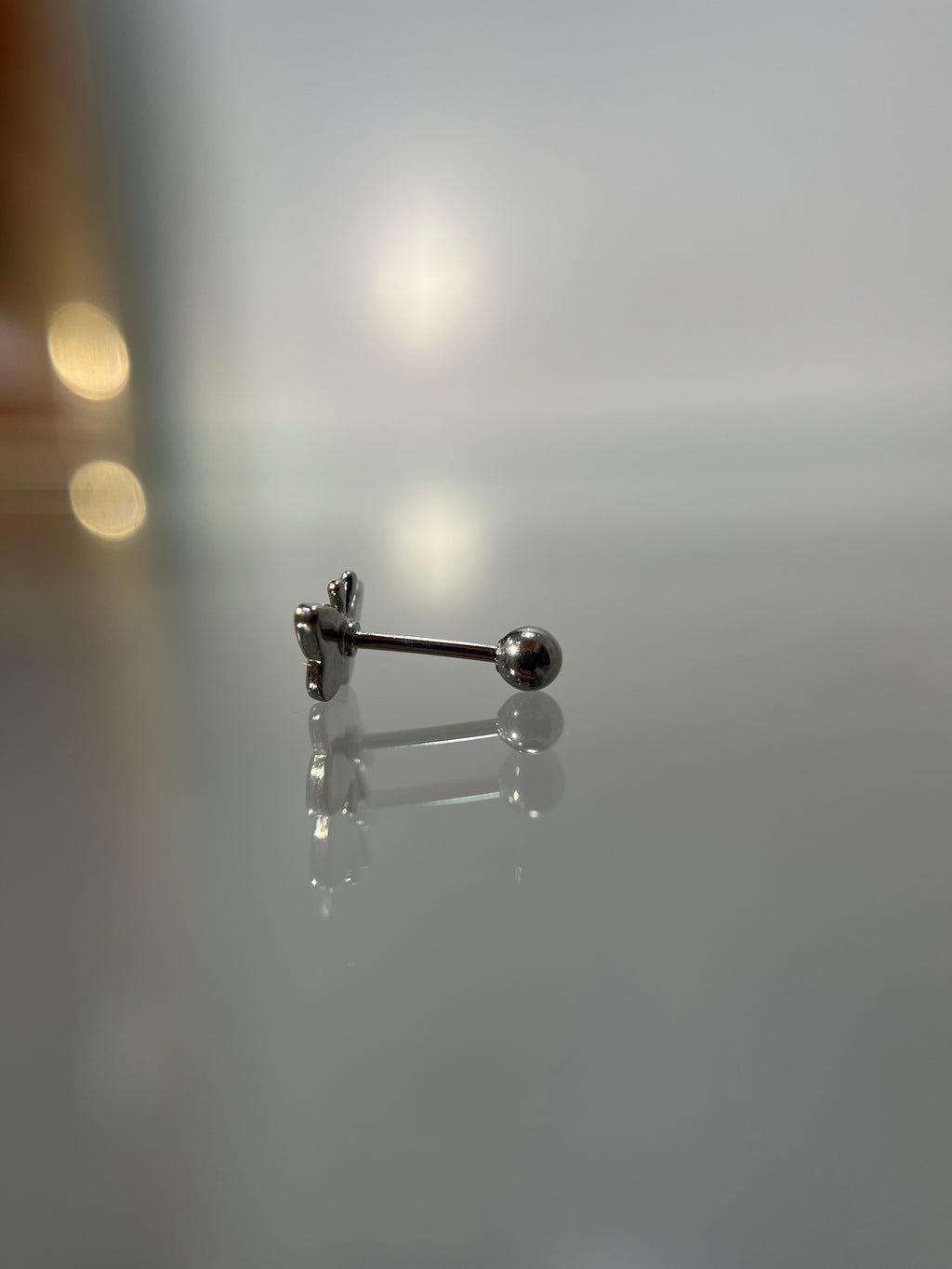 Piercings mariposa (cierre esfera)
