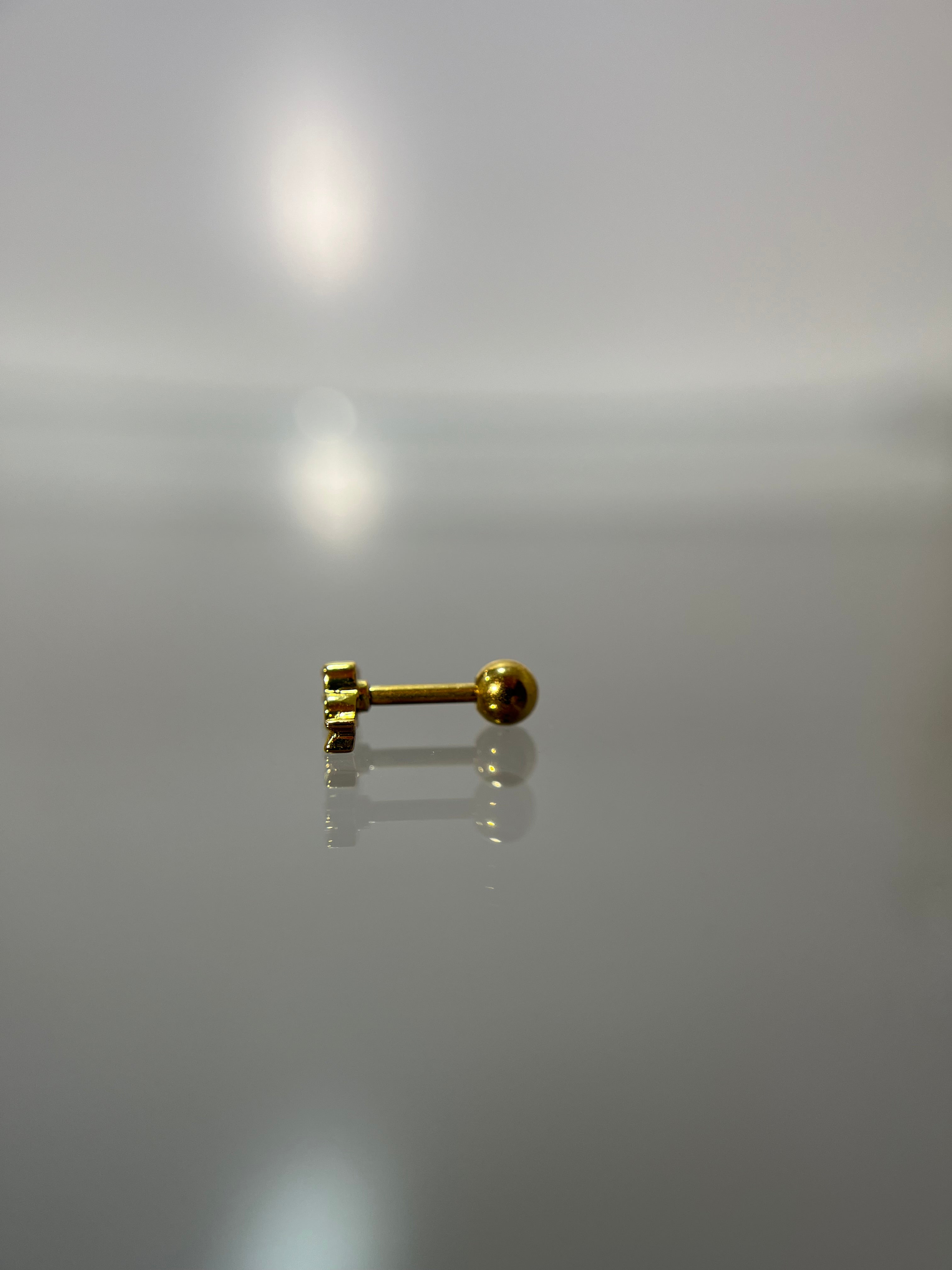 Piercings corazón (cierre esfera)