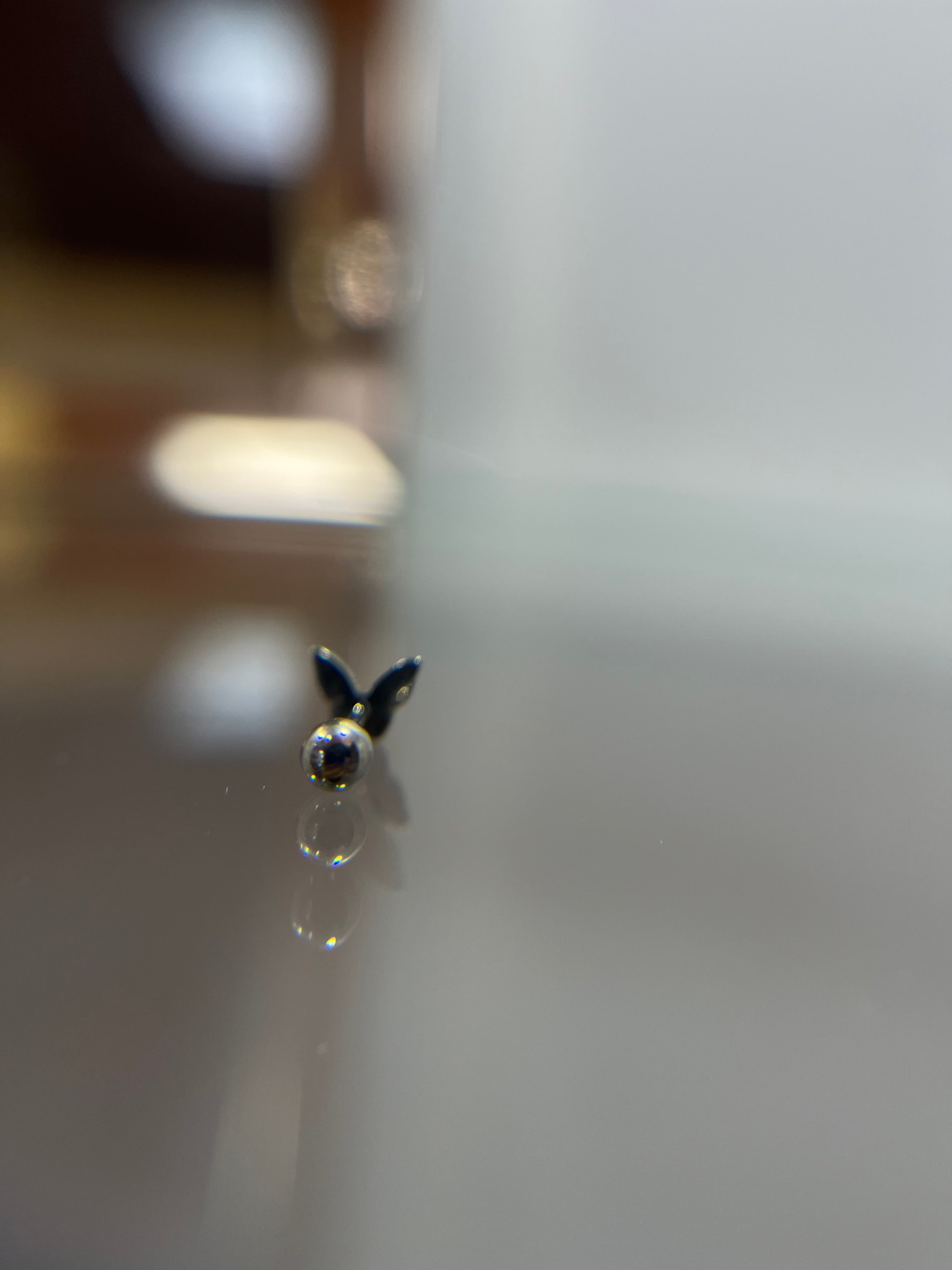 Piercings mariposa mini (cierre esfera)