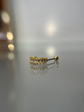 Piercings curvo rectangular (cierre esfera)