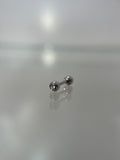 Piercings con cristal (cierre esfera)