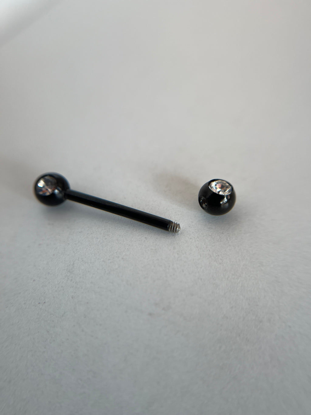 Piercings pezones esfera con diamante