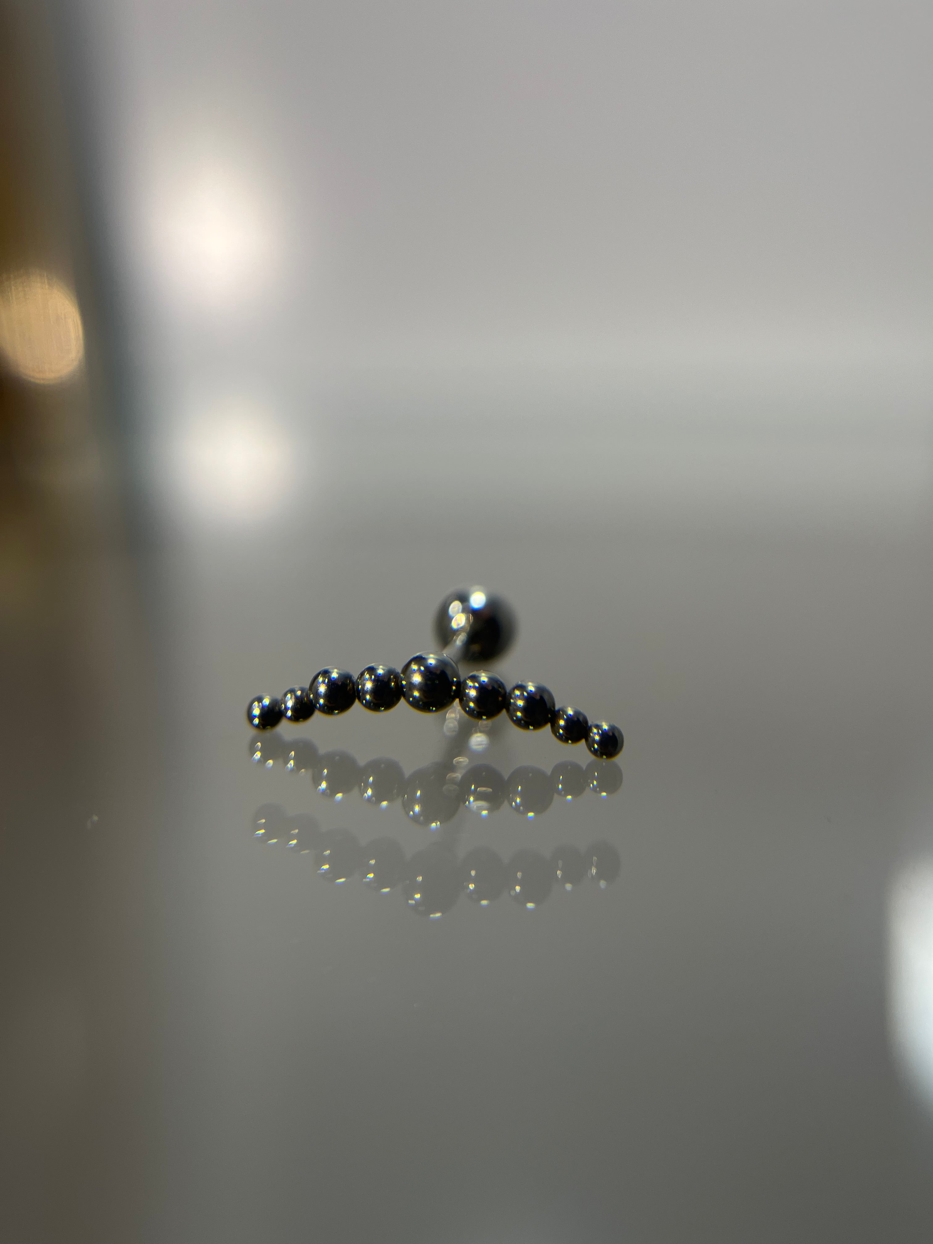 Piercings bolitas largo (cierre esfera)