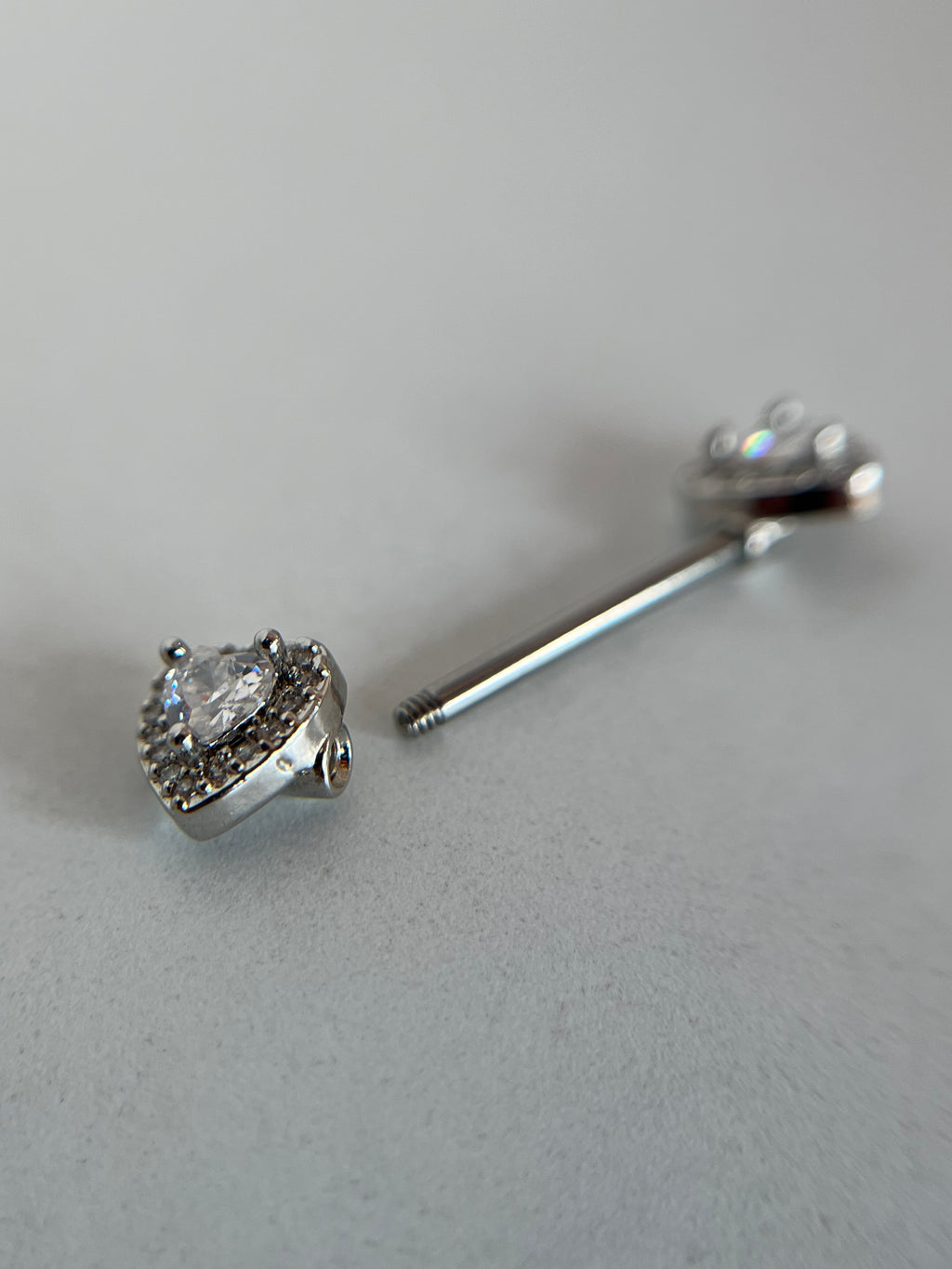 Piercings Pezones corazones