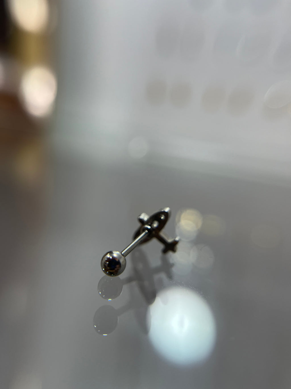 Piercings avioneta (cierre esfera)