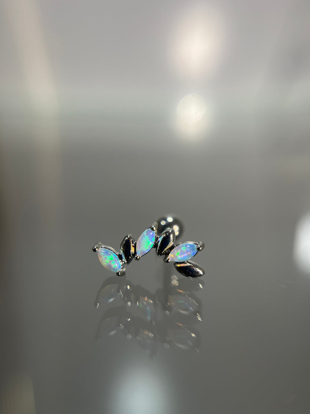 Piercings pétalos(cierre esfera)