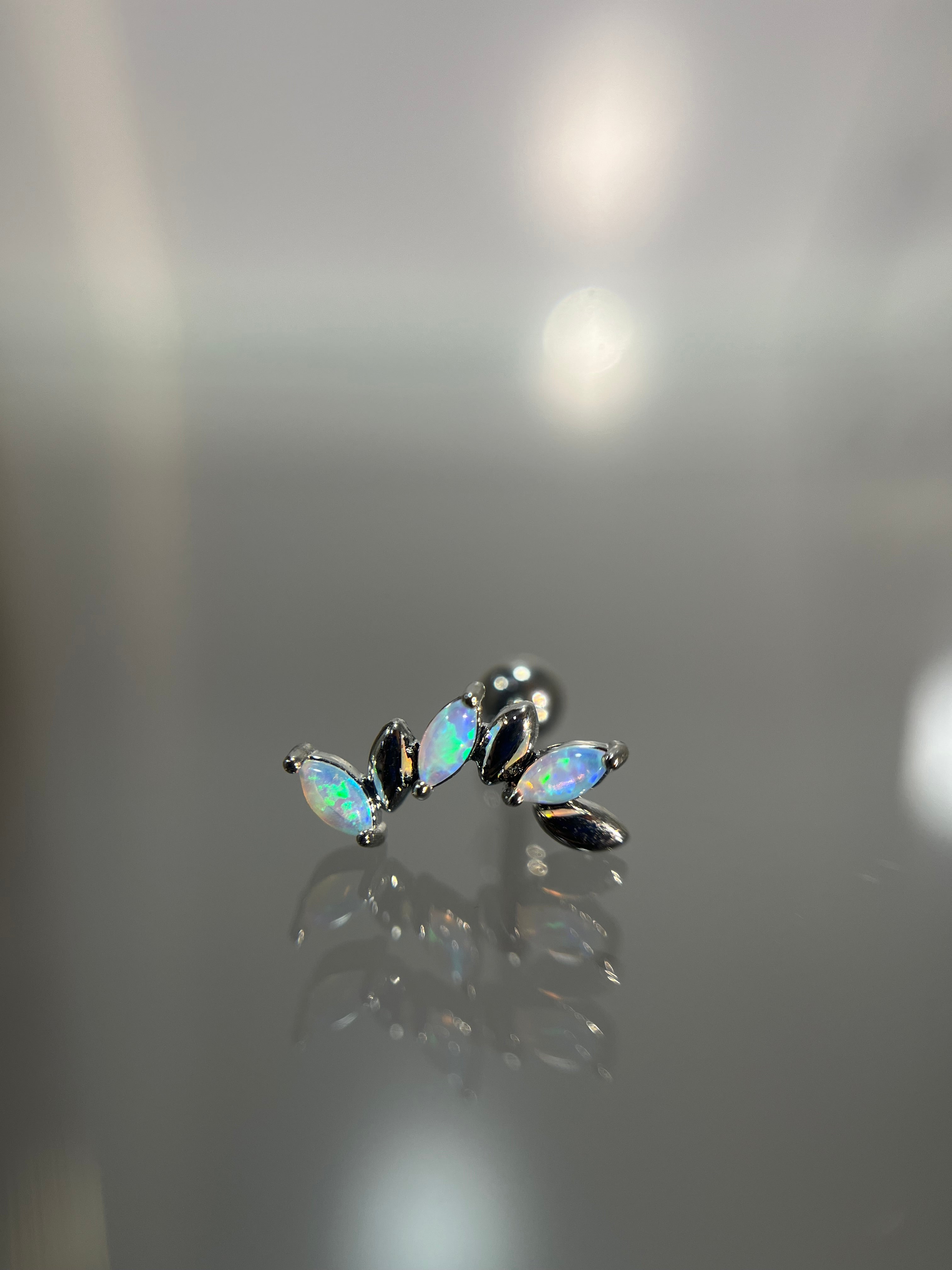 Piercings pétalos(cierre esfera)