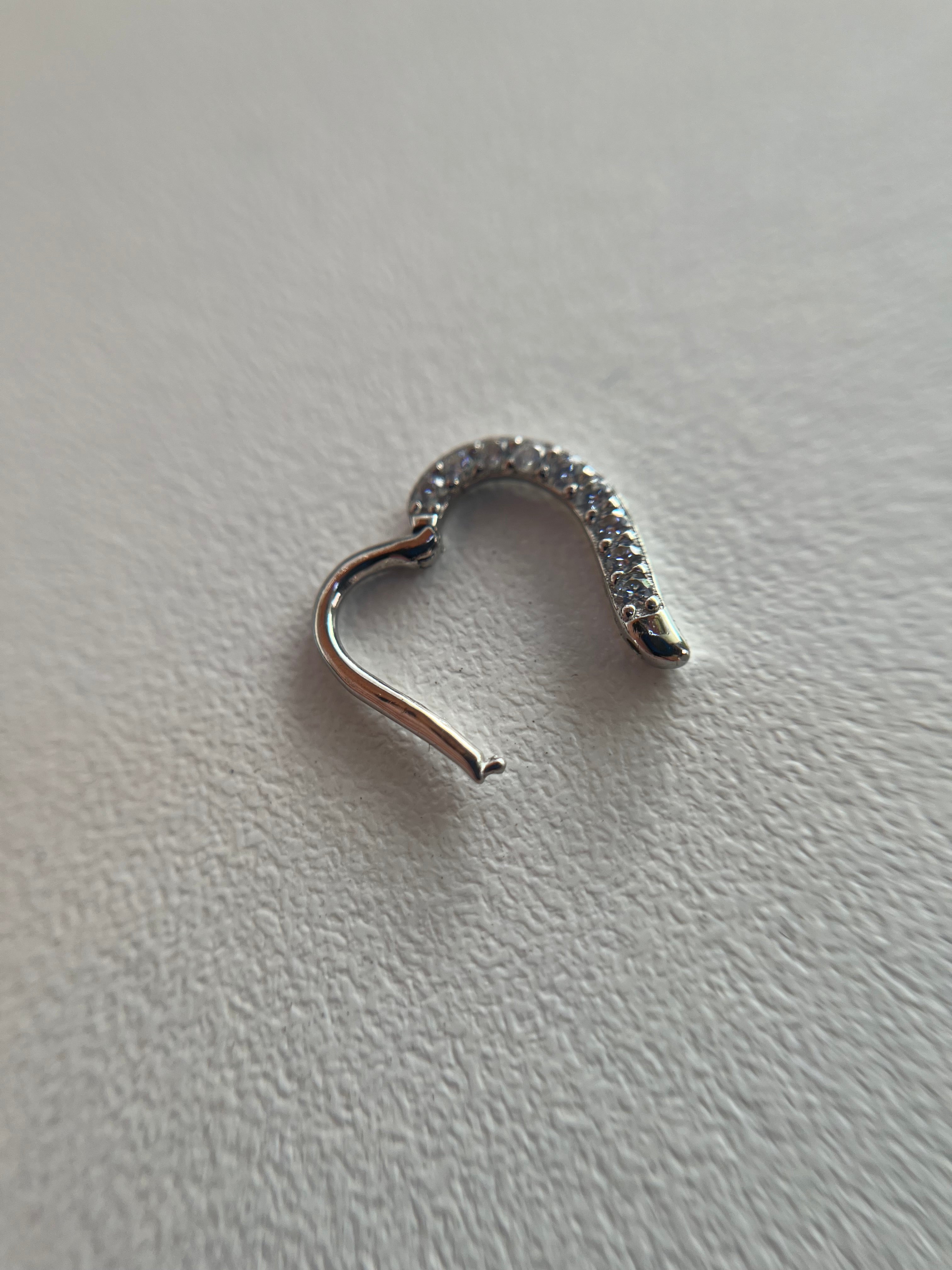 Piercings corazón