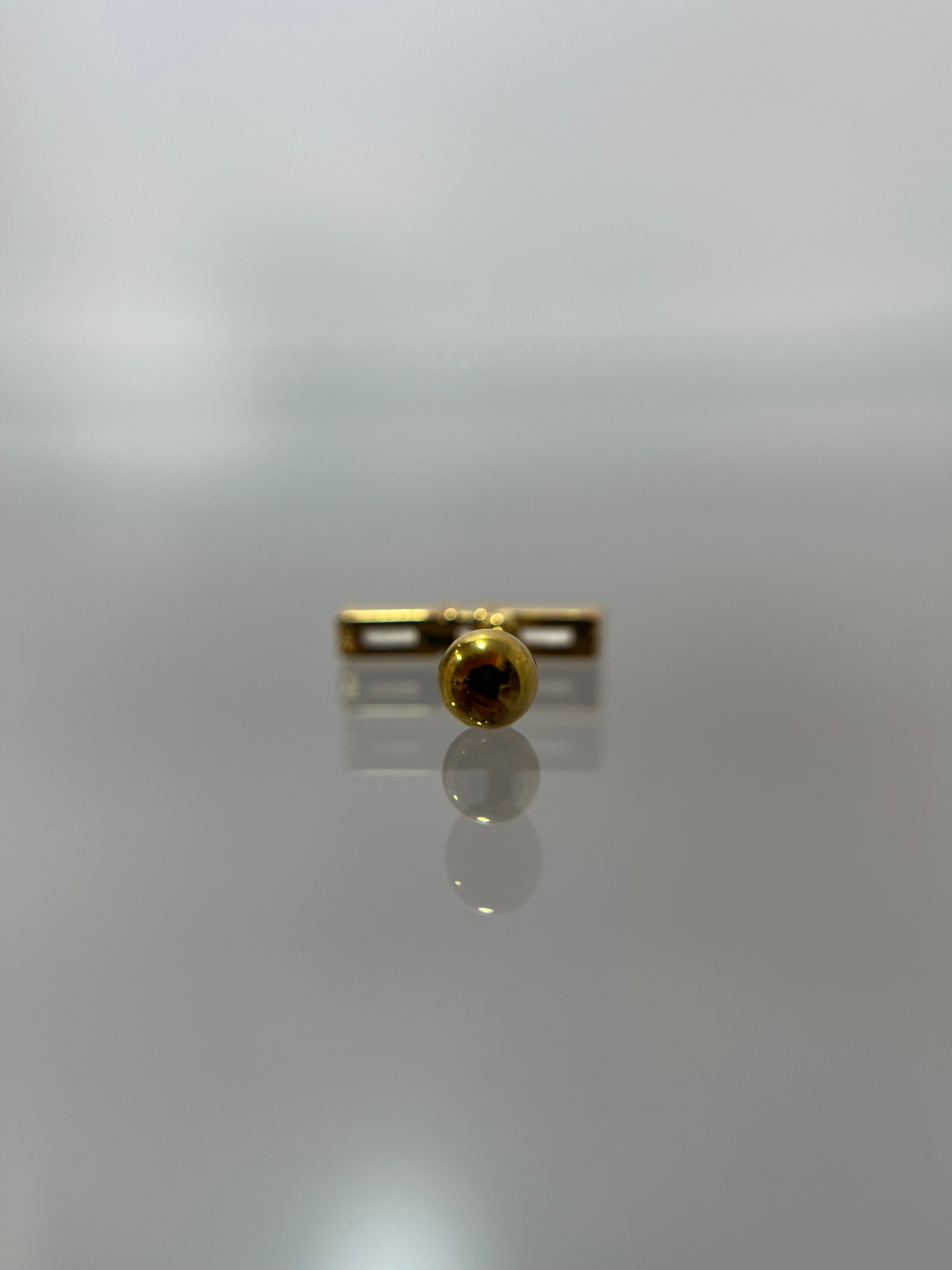 Piercings bambú (cierre esfera)