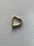 Piercings corazón