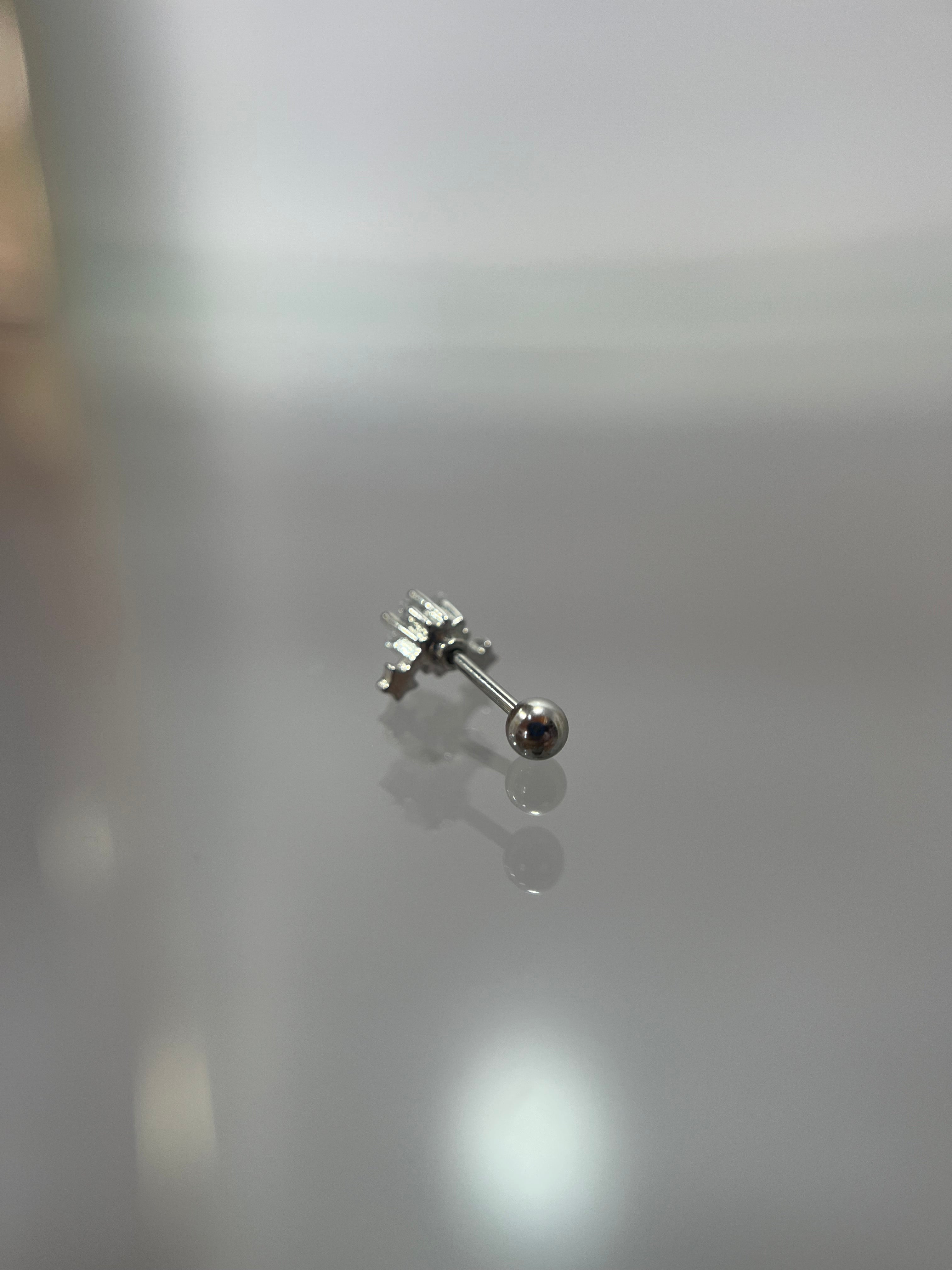 Piercings estrellas (cierre esfera)