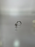 Piercings Nostril diamante corazón