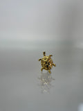 Piercing tortuga titanium dorado (cierre bolilla)