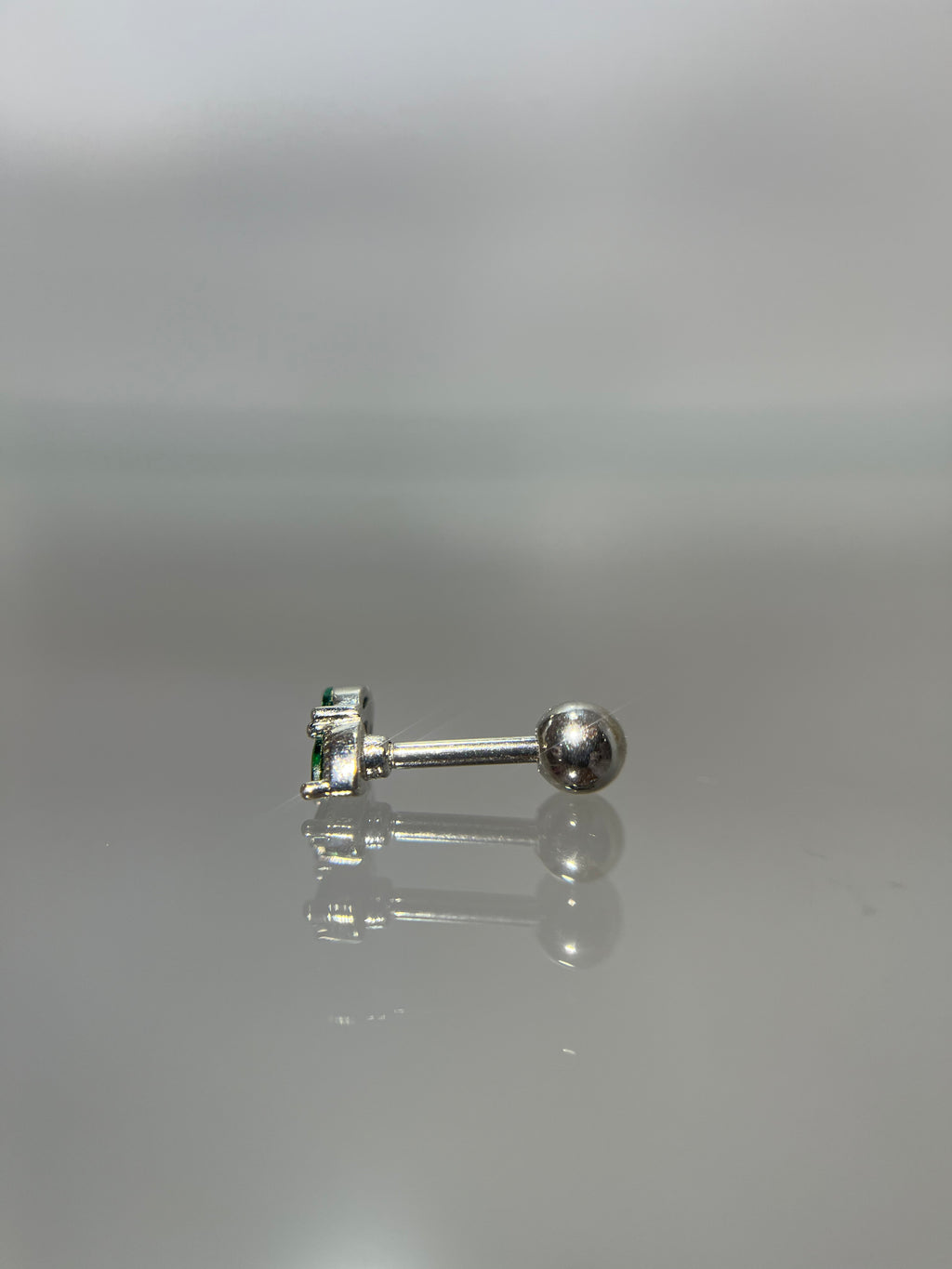 Piercings hoja (cierre esfera)