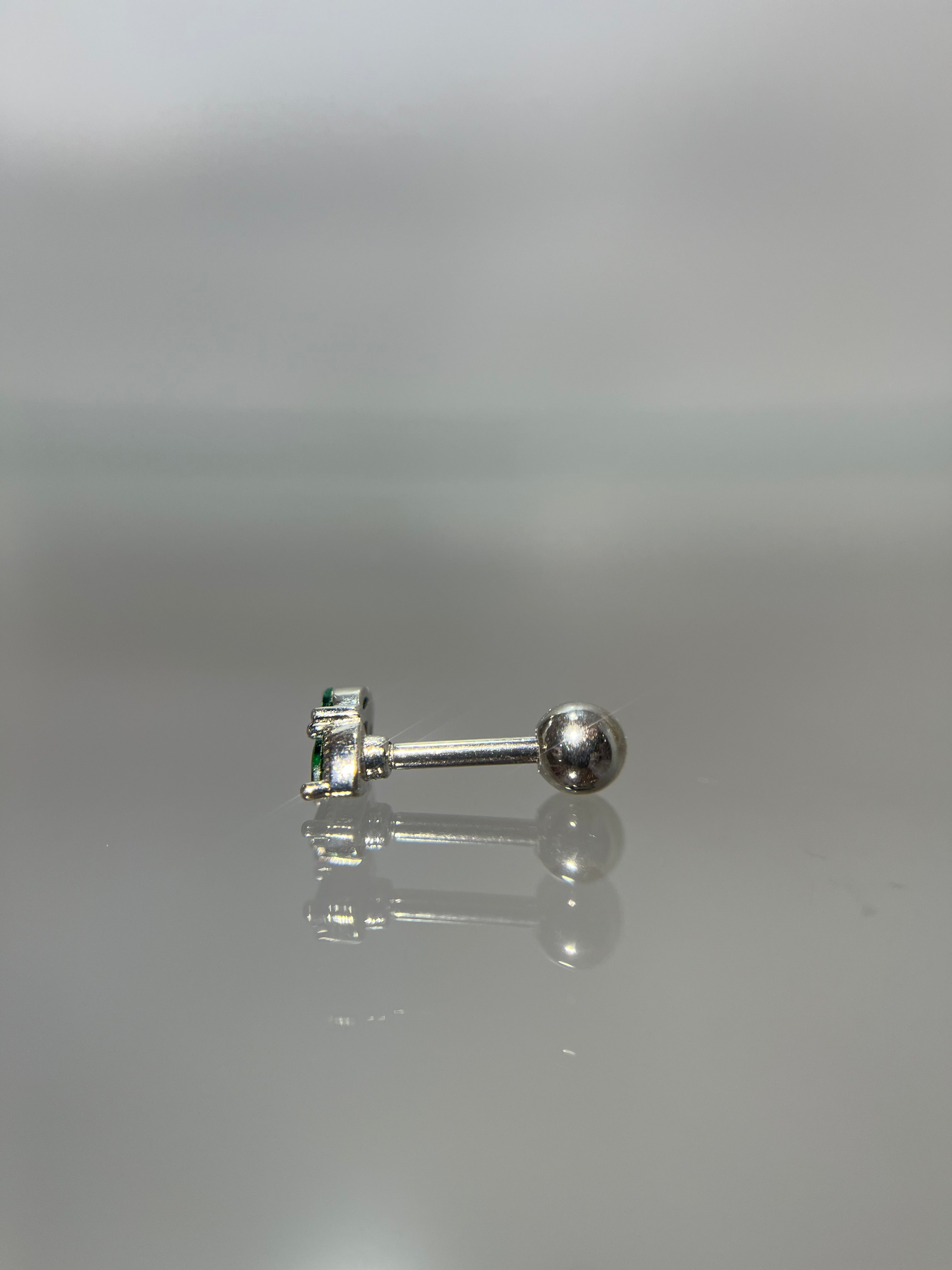 Piercings hoja (cierre esfera)