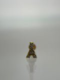 Piercing torre Eiffel titanium dorado (cierre bolilla)