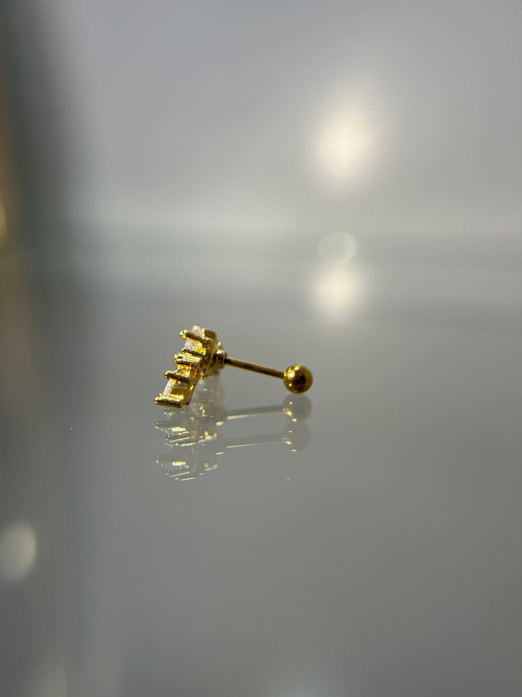 Piercings estrella (cierre esfera)