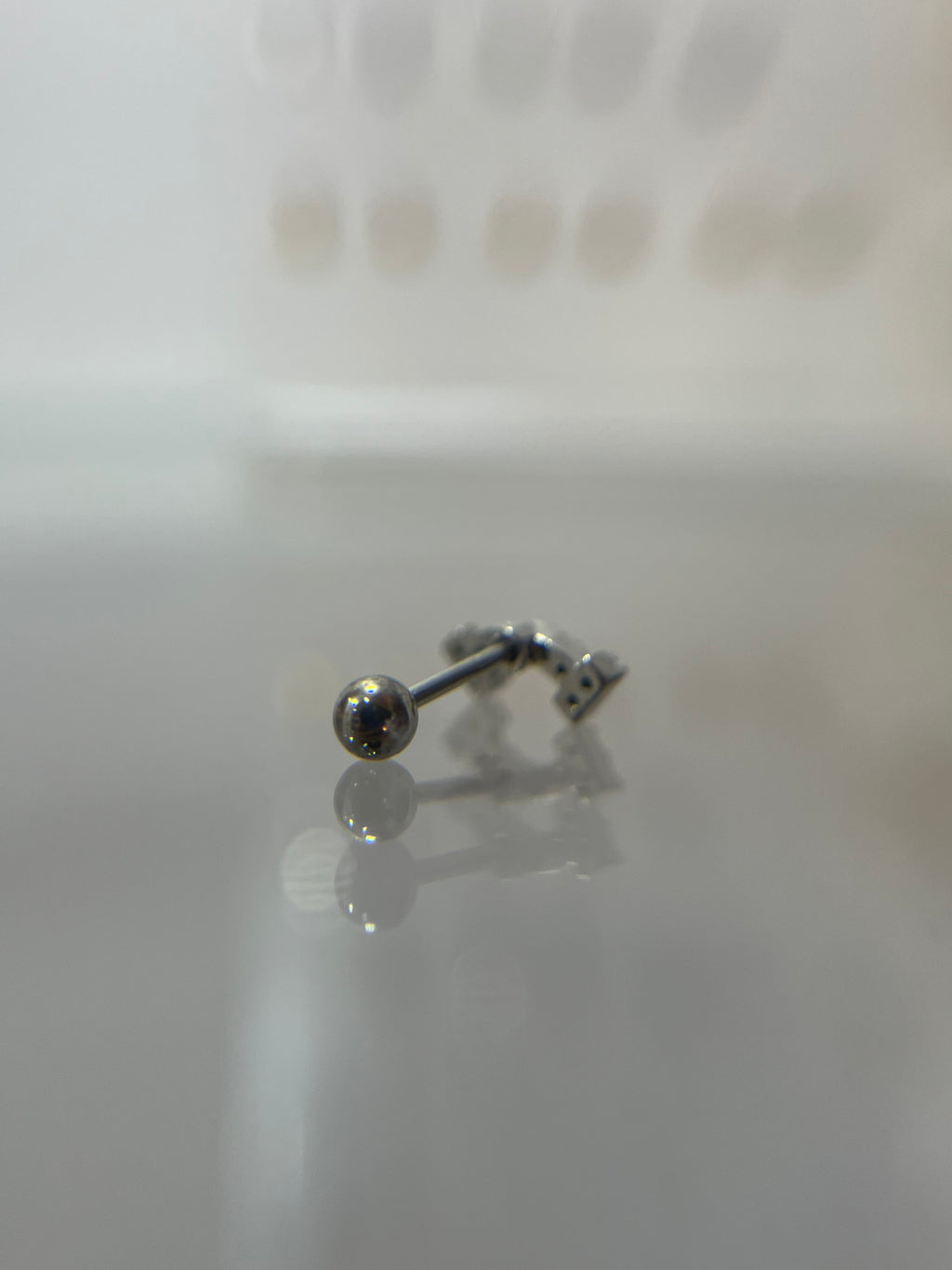 Piercings curva (cierre esfera)