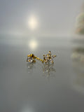 Piercings colgante flor (cierre esfera)