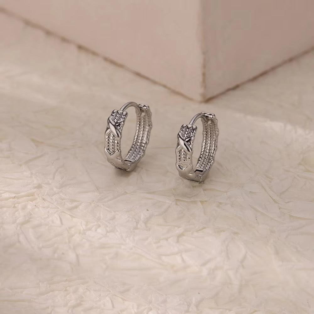 Argollas color plata