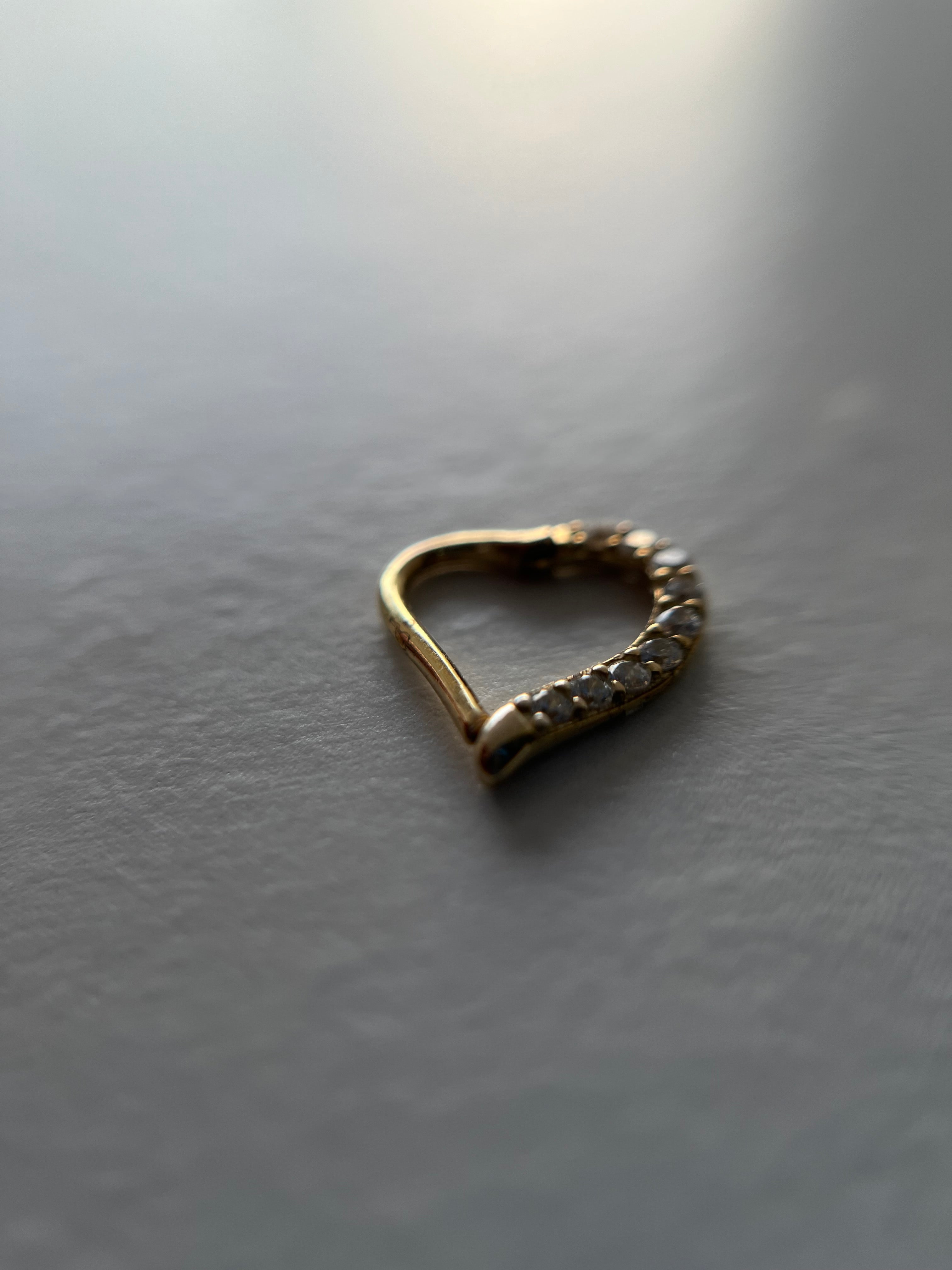 Piercings corazón