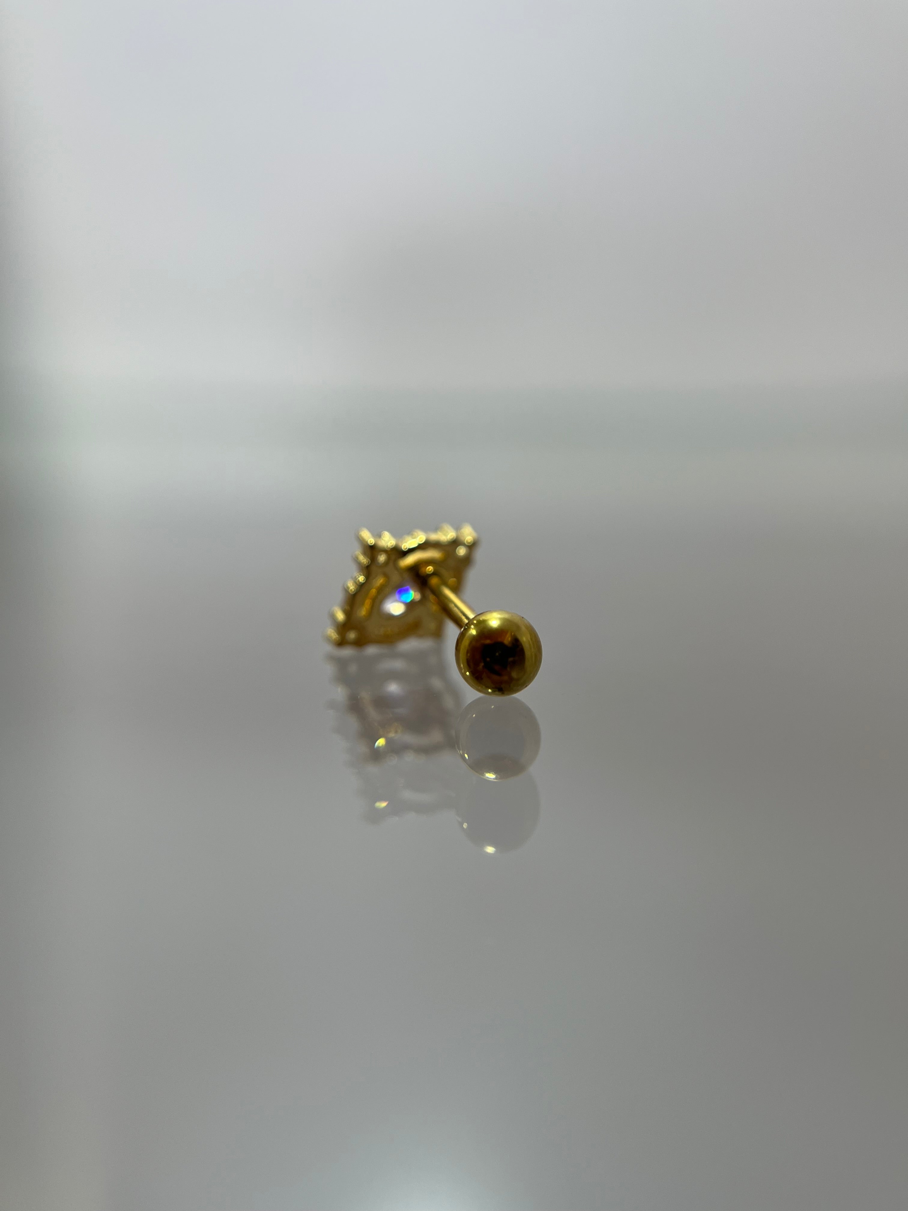 Piercings espejo (cierre esfera)