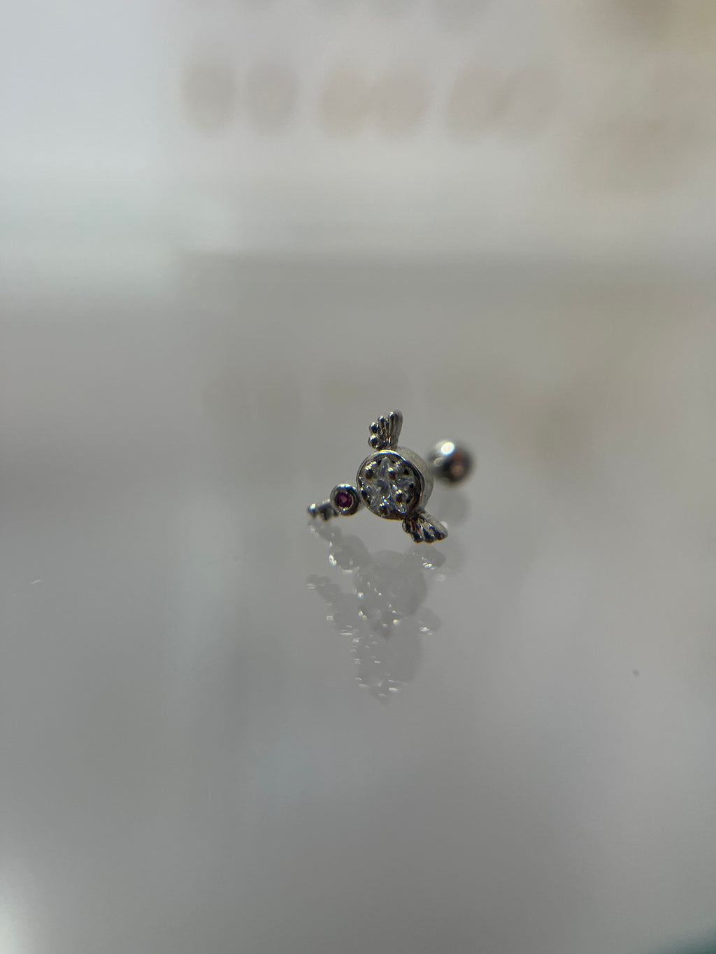 Piercings varita star (cierre esfera)