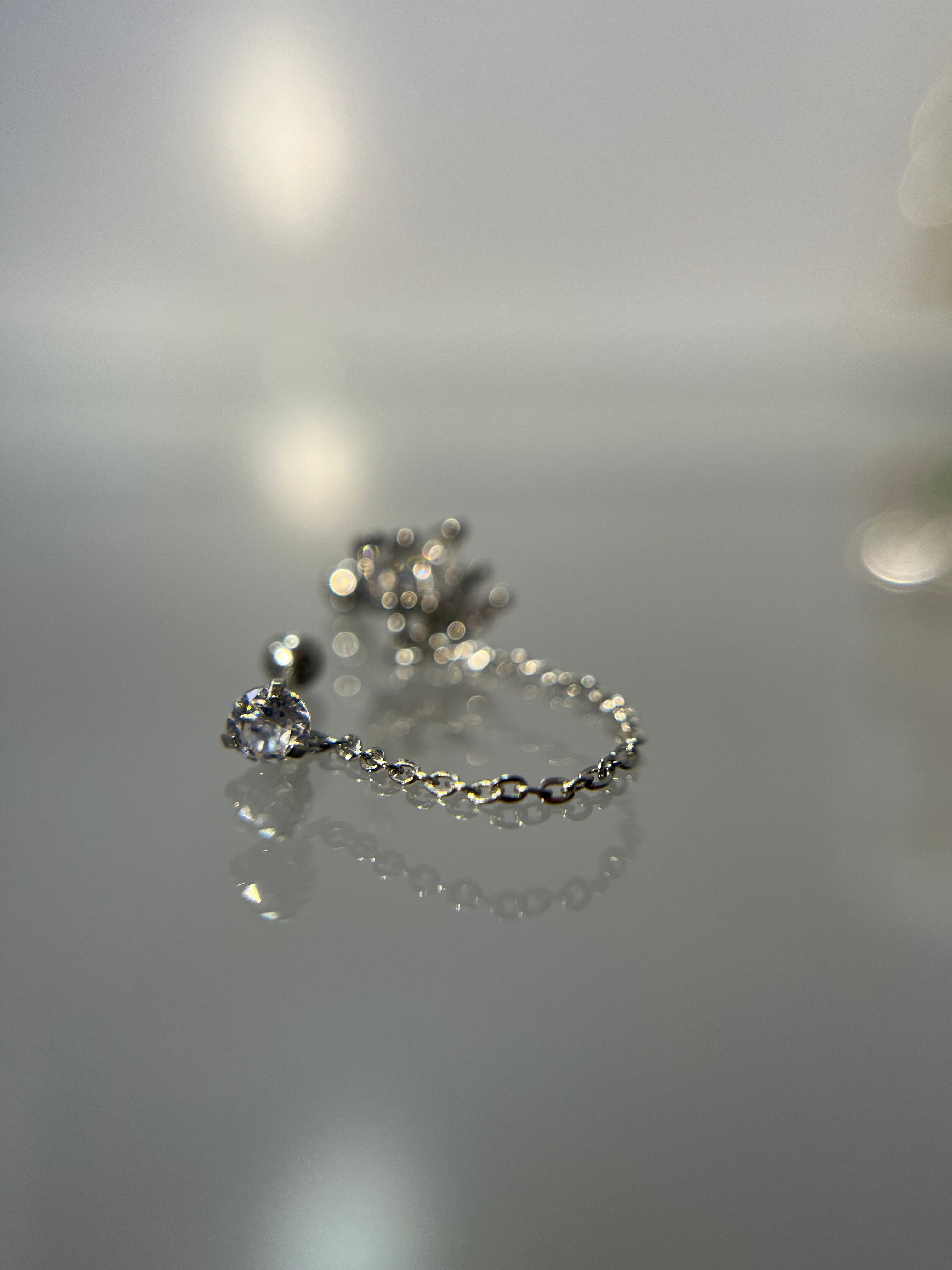 Piercings colgante loto (cierre esfera)