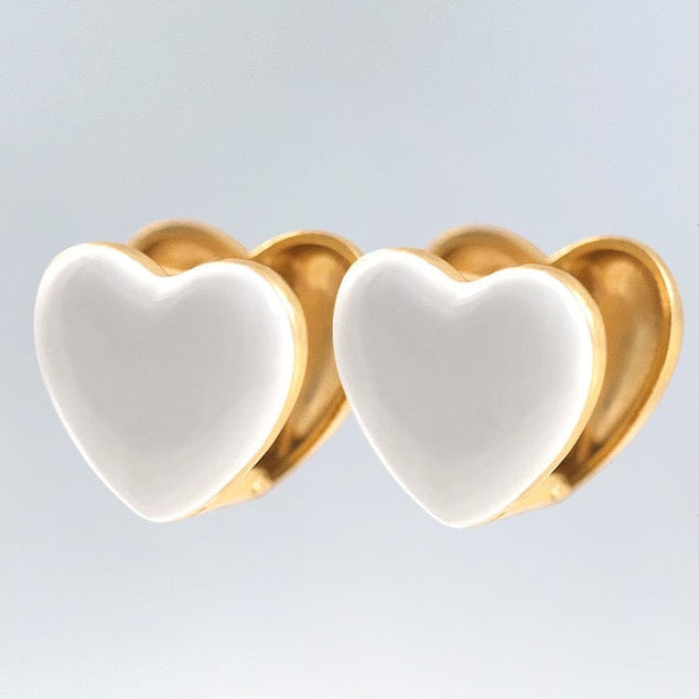 Corazón blanco de click