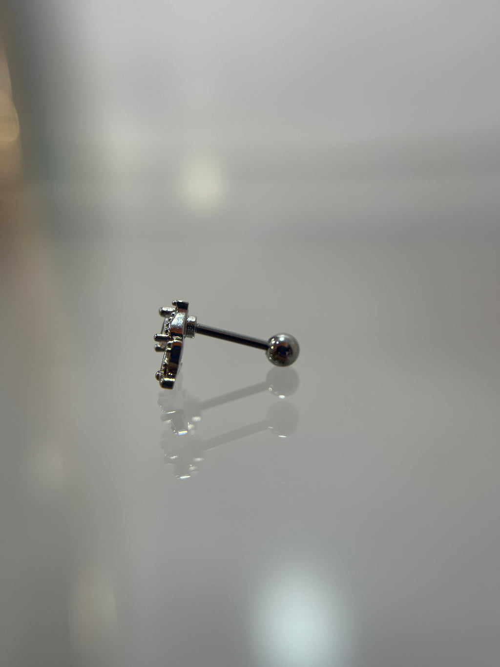 Piercings tulipán diamantes (cierre esfera)