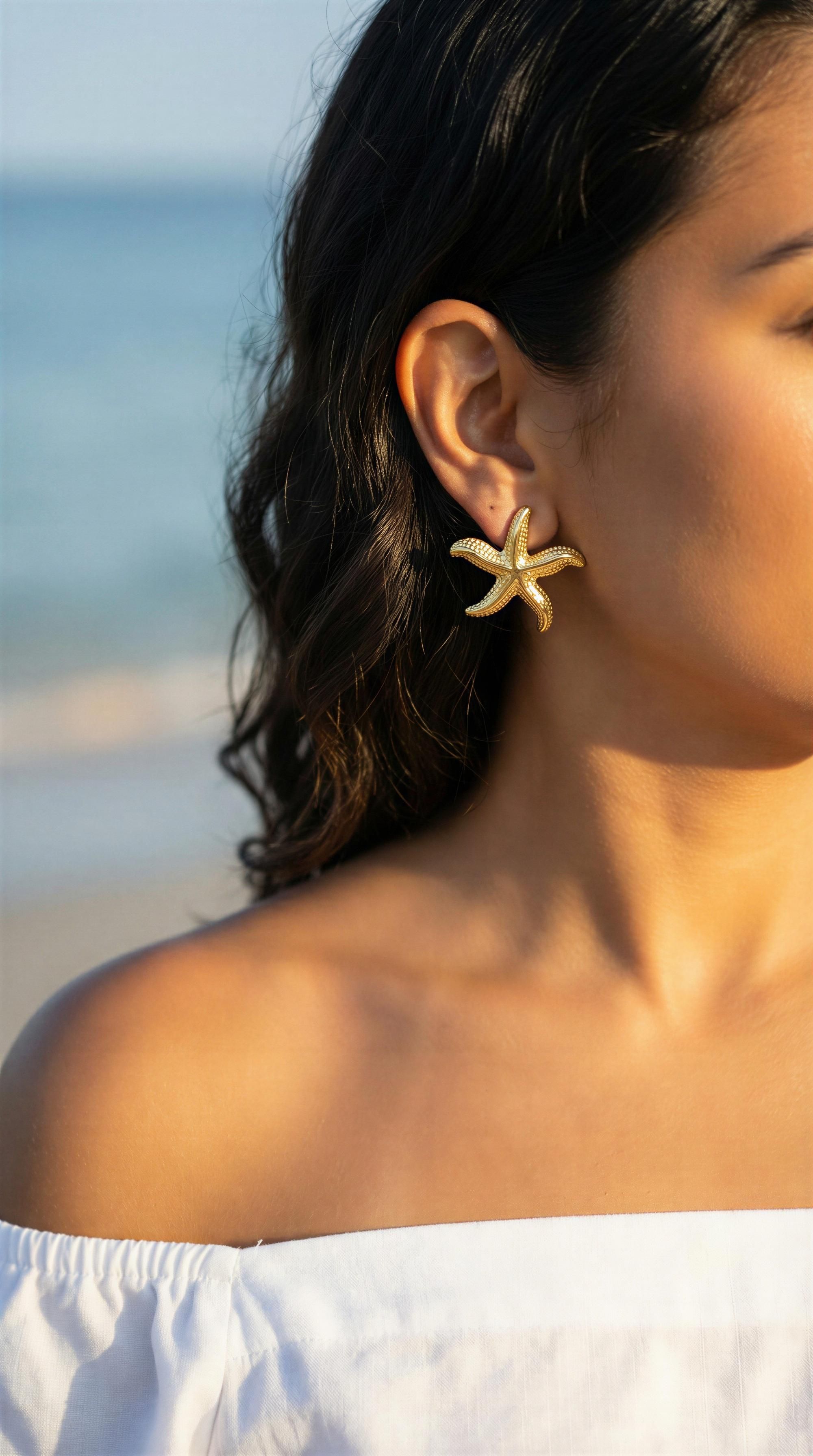 Estrellas de mar doradas