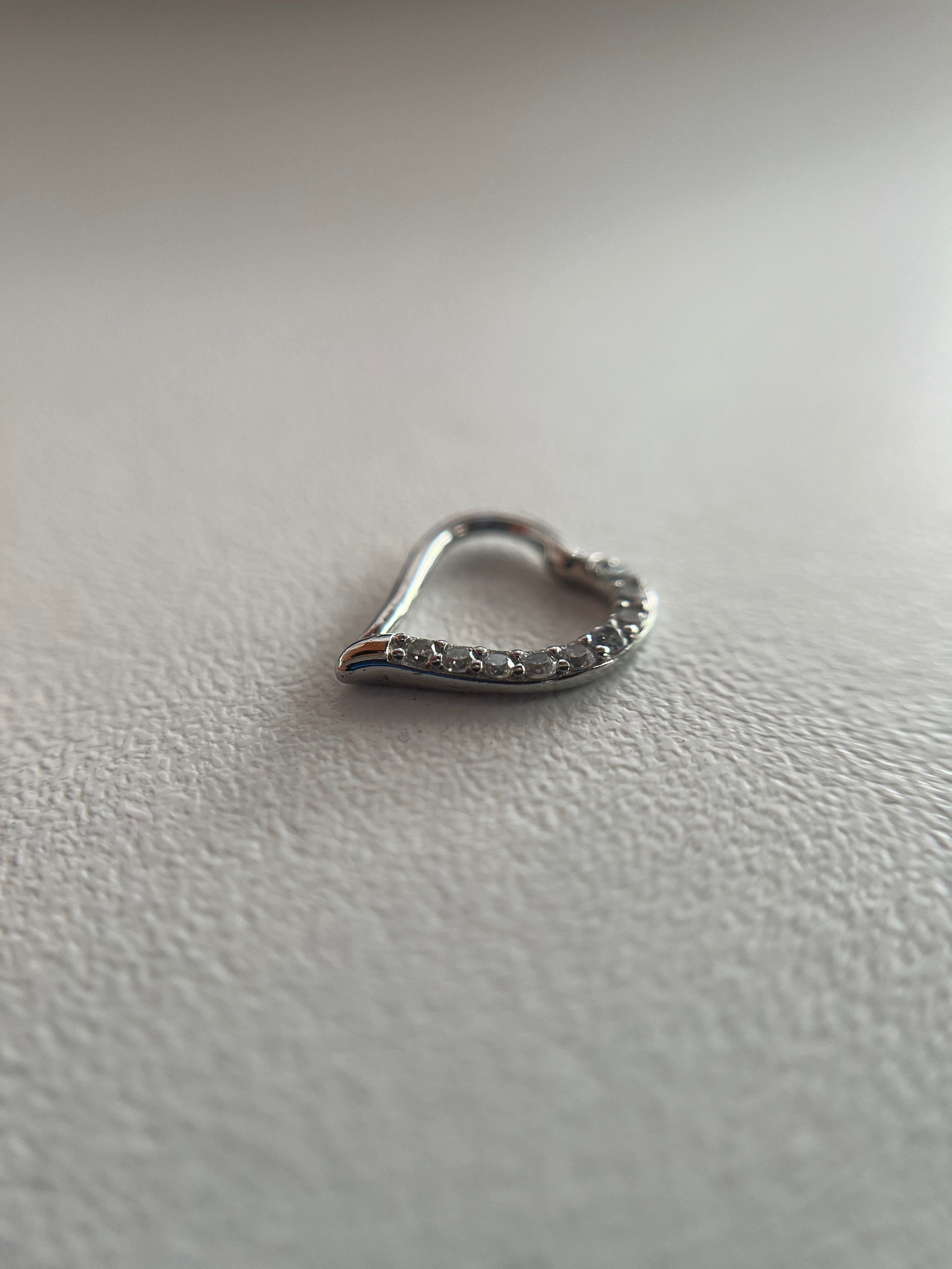 Piercings corazón