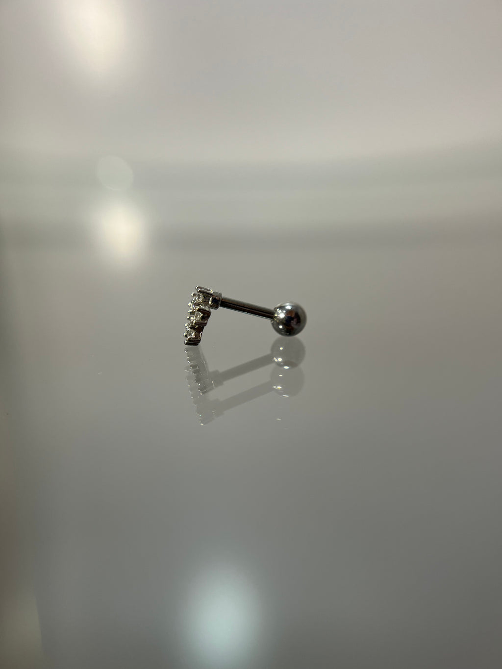 Piercings estrella (cierre esfera)