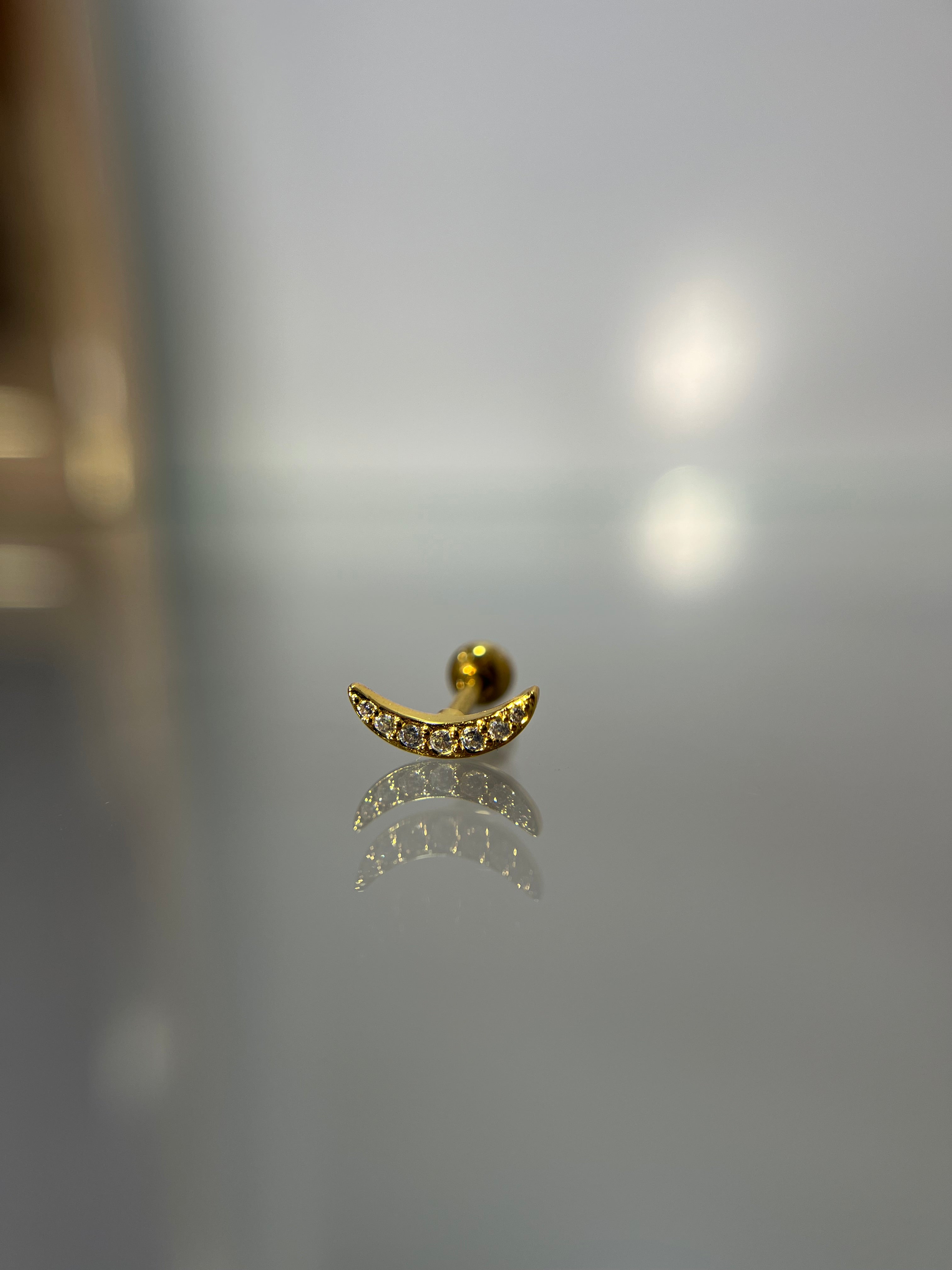 Piercings media luna (cierre esfera)