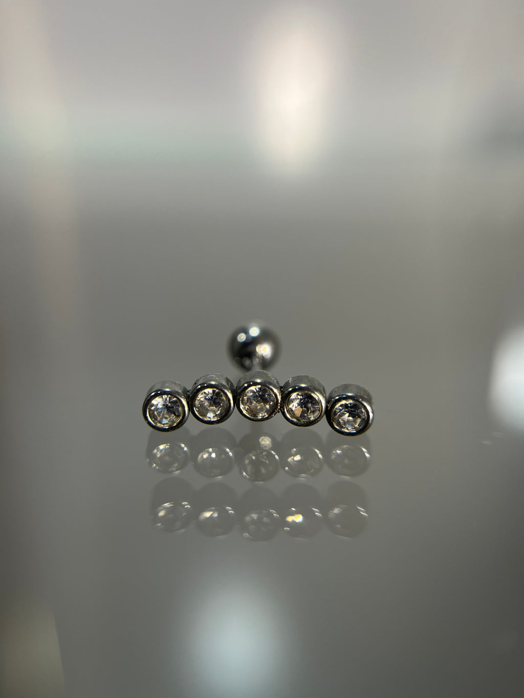 Piercing diamantes (cierre esfera)