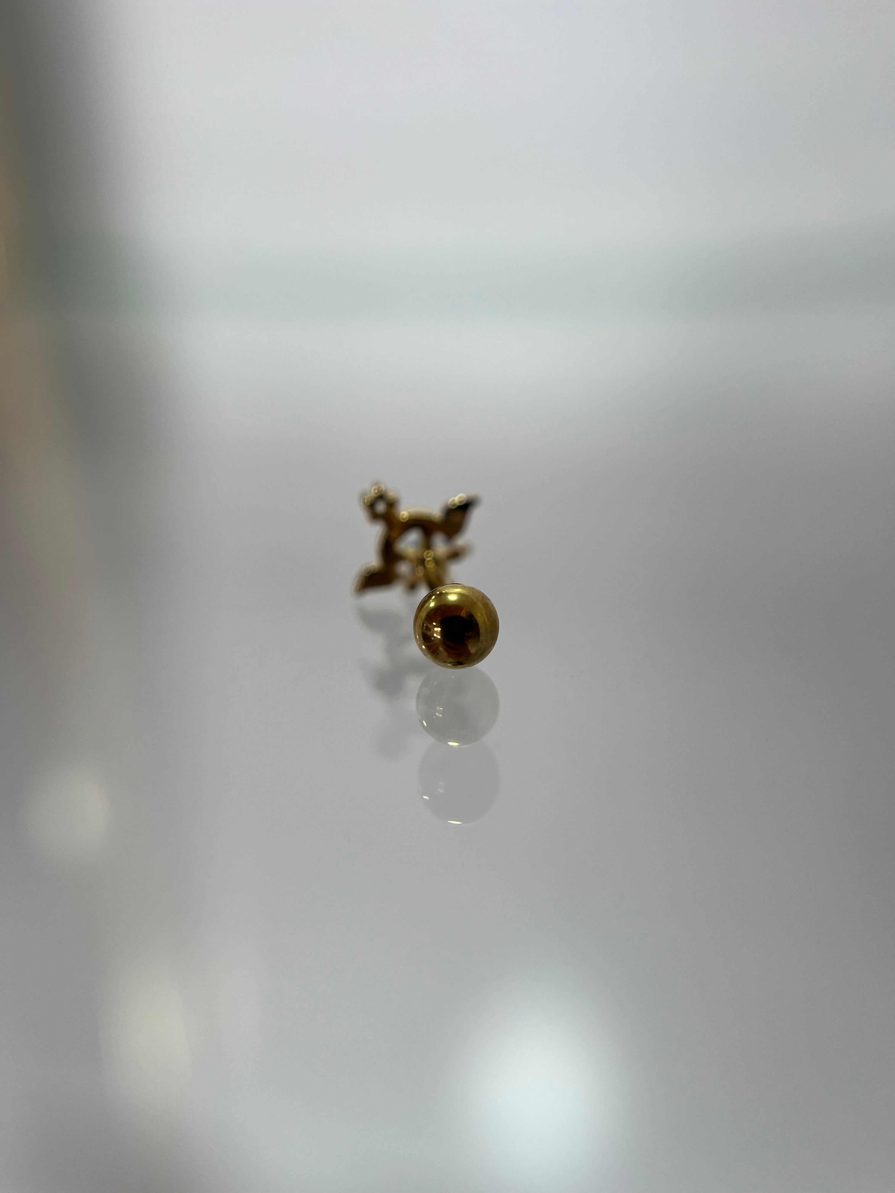 Piercings estrella (cierre esfera)