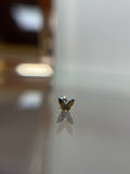 Piercings mariposa mini (cierre esfera)