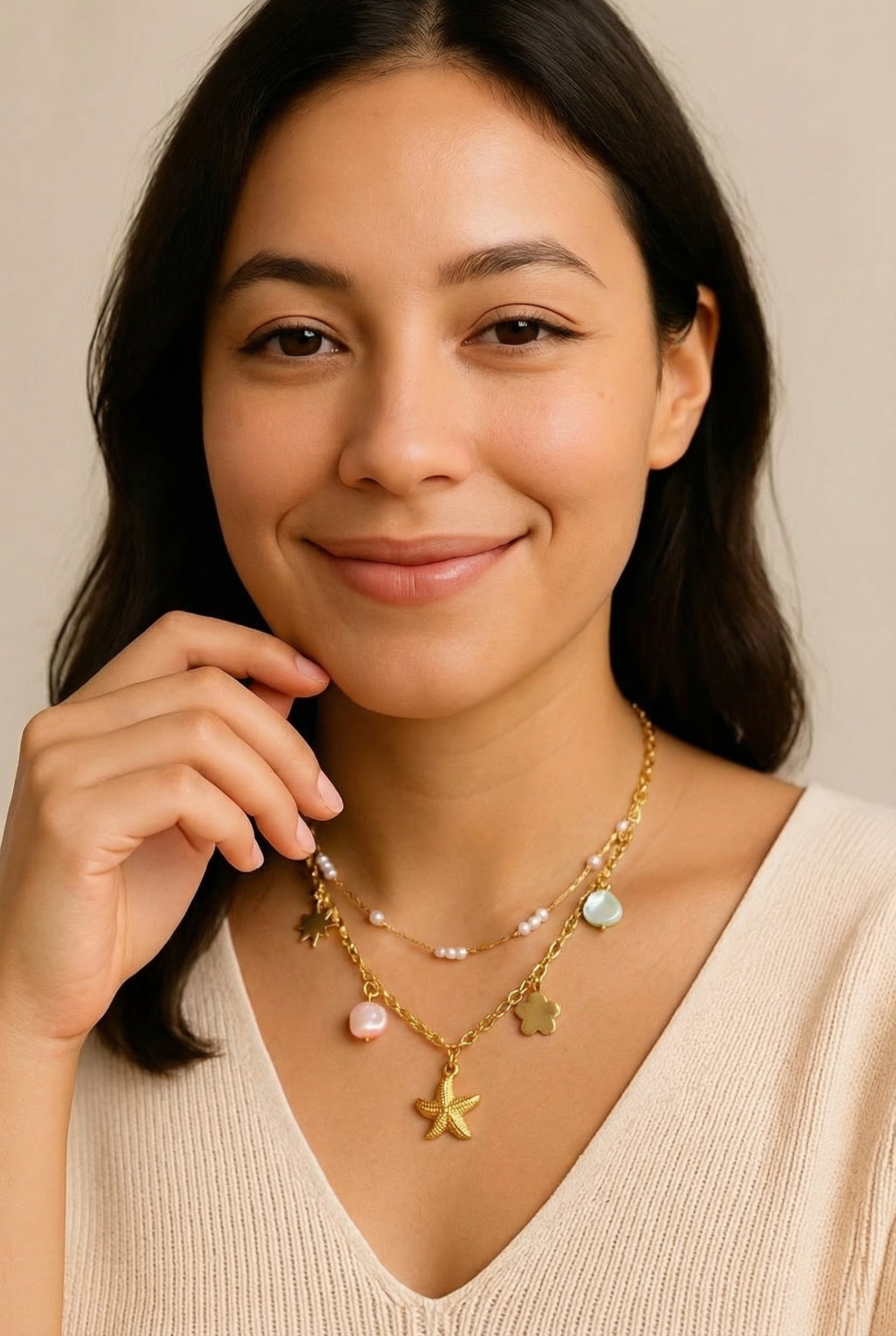 Collar con charms