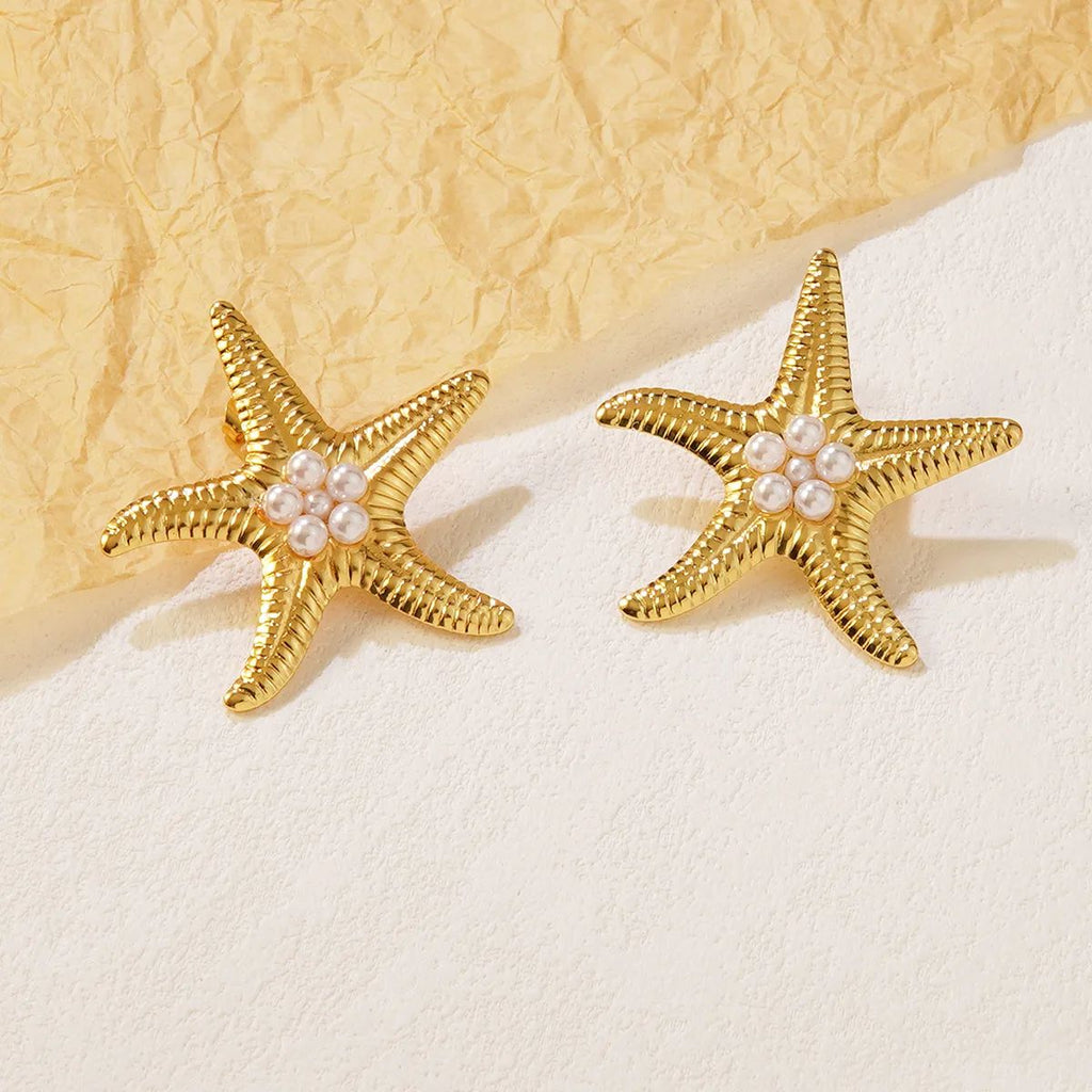 Estrellade mar con perlas